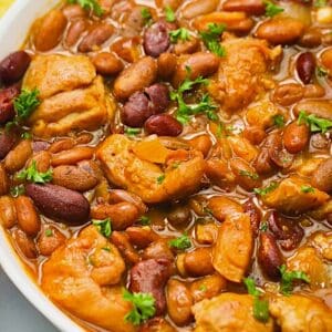 Enjoying a bowl of insanely delicious and easy chicken chili