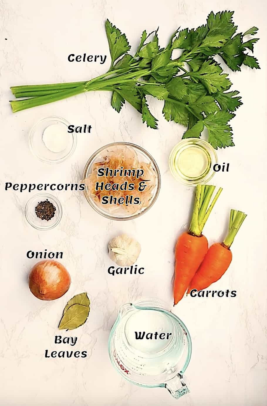 Ingredients required to make the recipe.