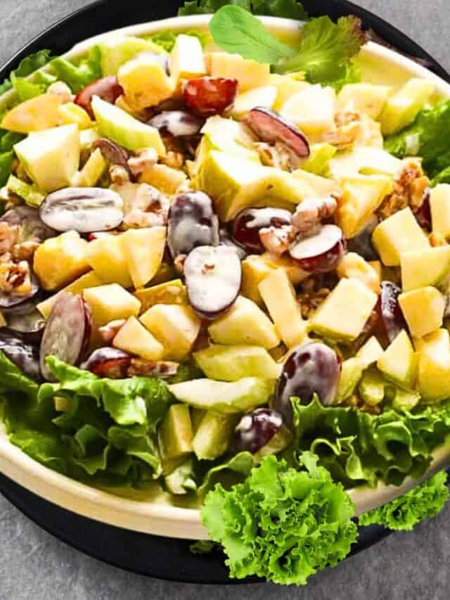 Homemade Waldorf Salad HighProtein Wholesome Dessert Immaculate Bites