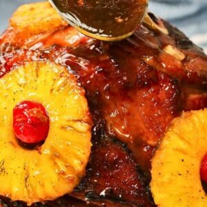 Honey Glazed Ham with Pineapple Magic!