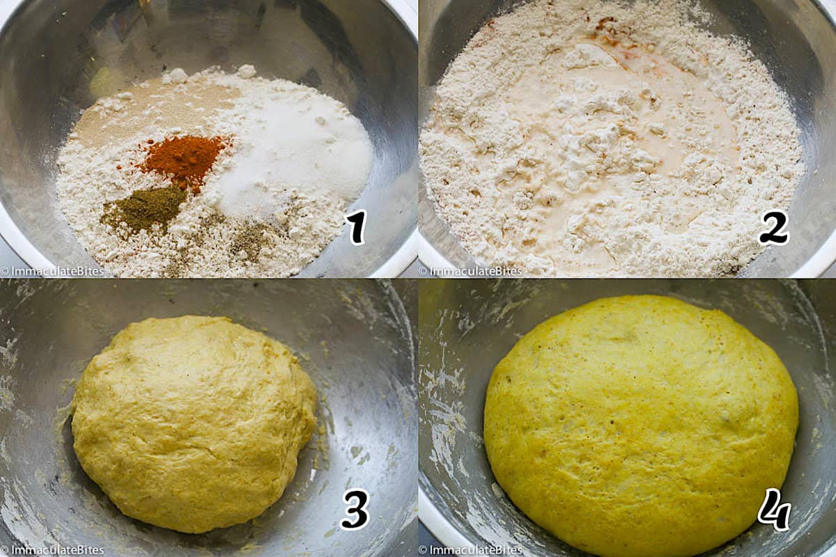 Make the flatbread dough