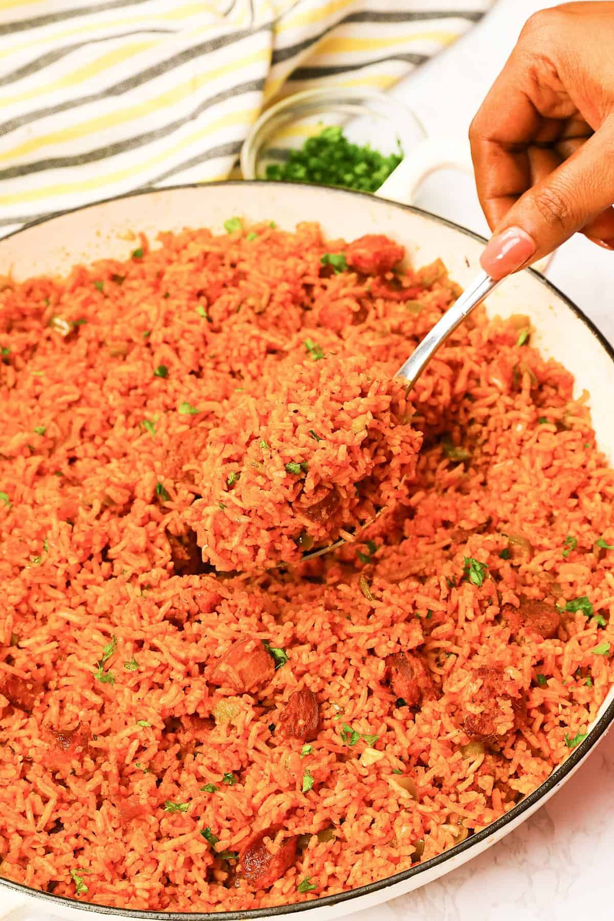 Serving up insanely delicious Charleston Red Rice