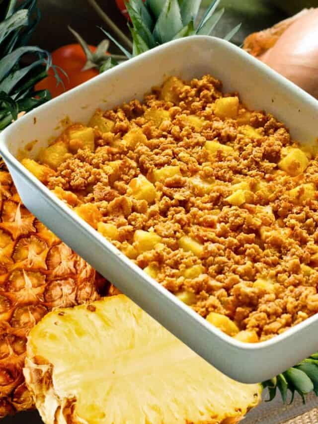 Pineapple Casserole Recipe Easy & Delicious Baking Guide Immaculate