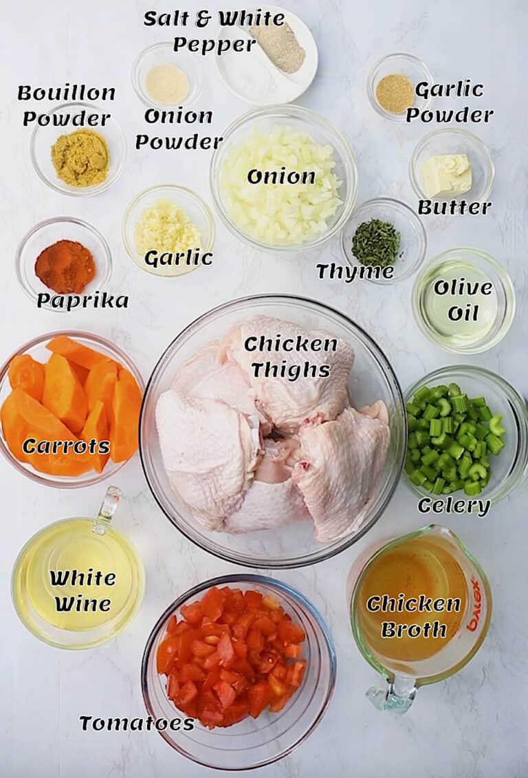 Braised Chicken Thighs Recipe - Immaculate Bites