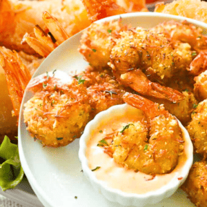 Baked Coconut Shrimp Recipe with Dipping Sauce