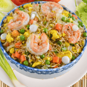 Shrimp Fried Rice African Caribbean Spicy Rice Dish