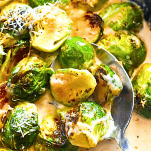 Creamy Brussels Sprouts Winter Comfort Delight