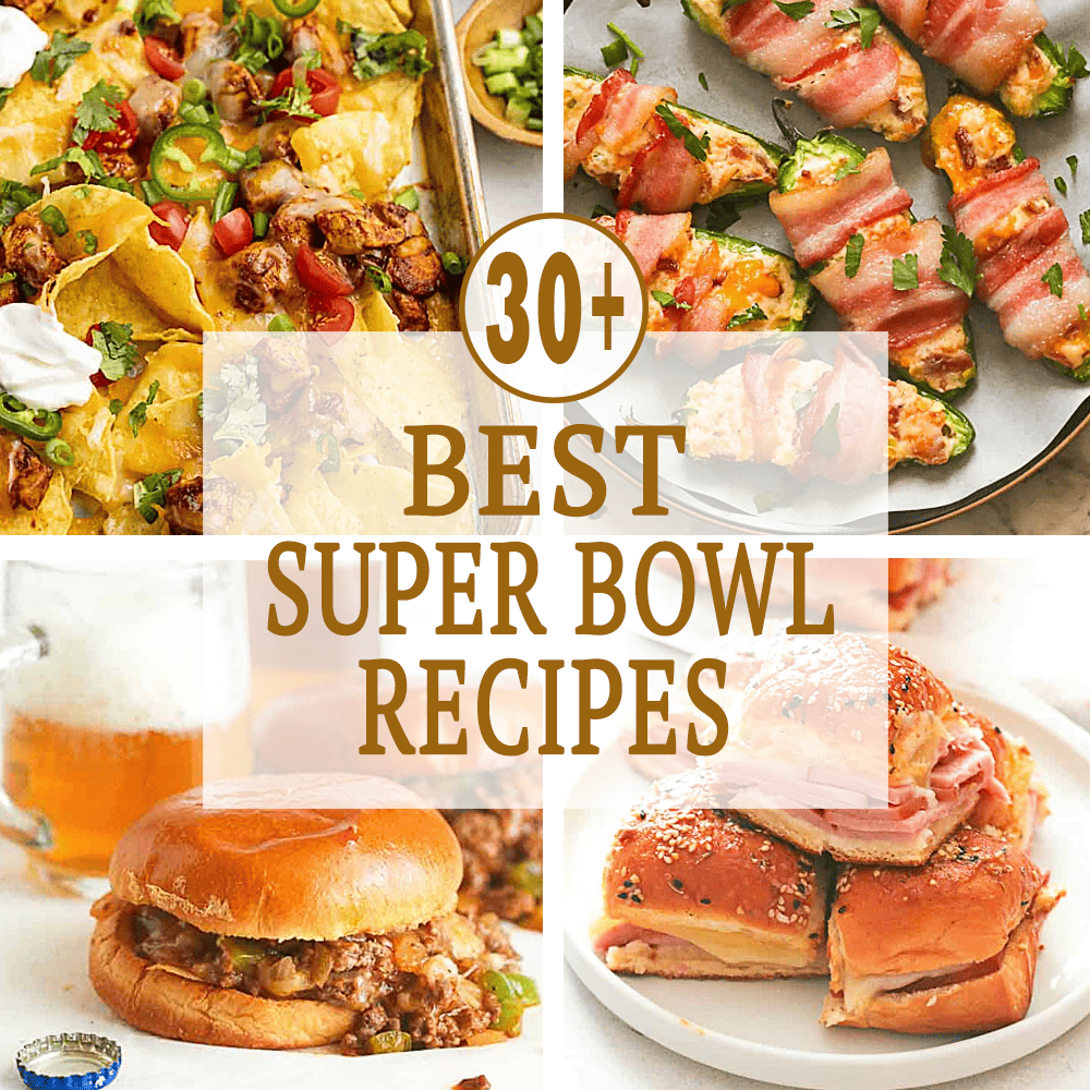 Nachos, jalapeno poppers, pulled pork and ham sliders make incredible Super Bowl recipes