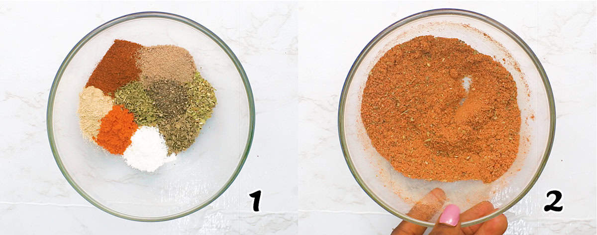 Mix the seasonings