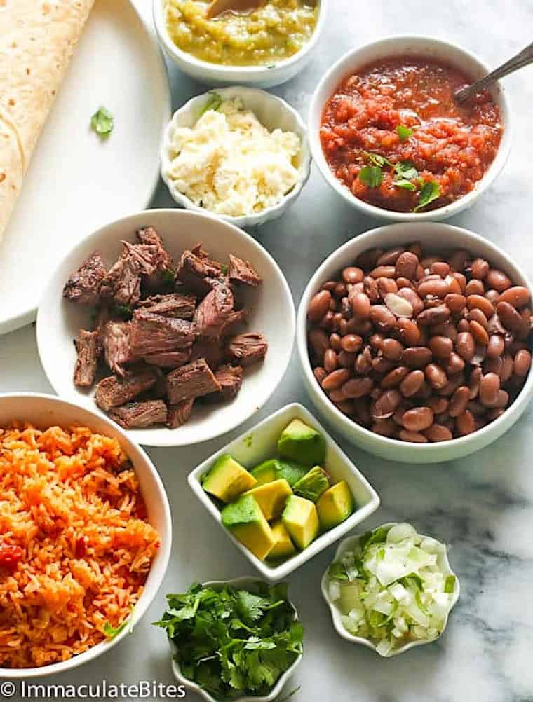 The ingredient list.