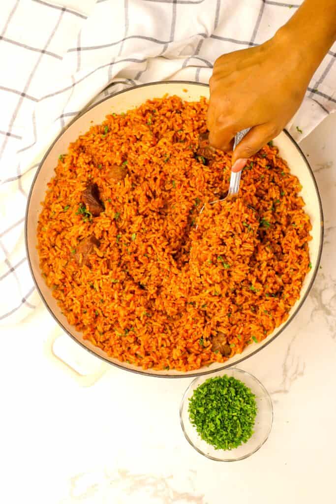 Ghana Jollof Rice Immaculate Bites Recipe