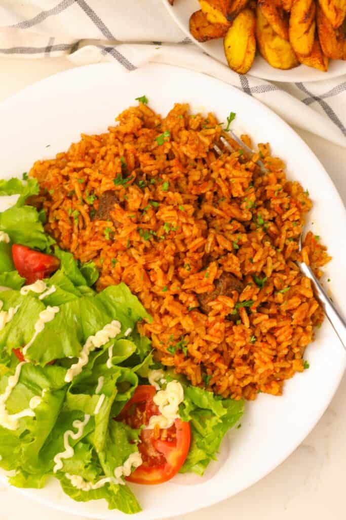Ghana Jollof Rice Immaculate Bites Recipe