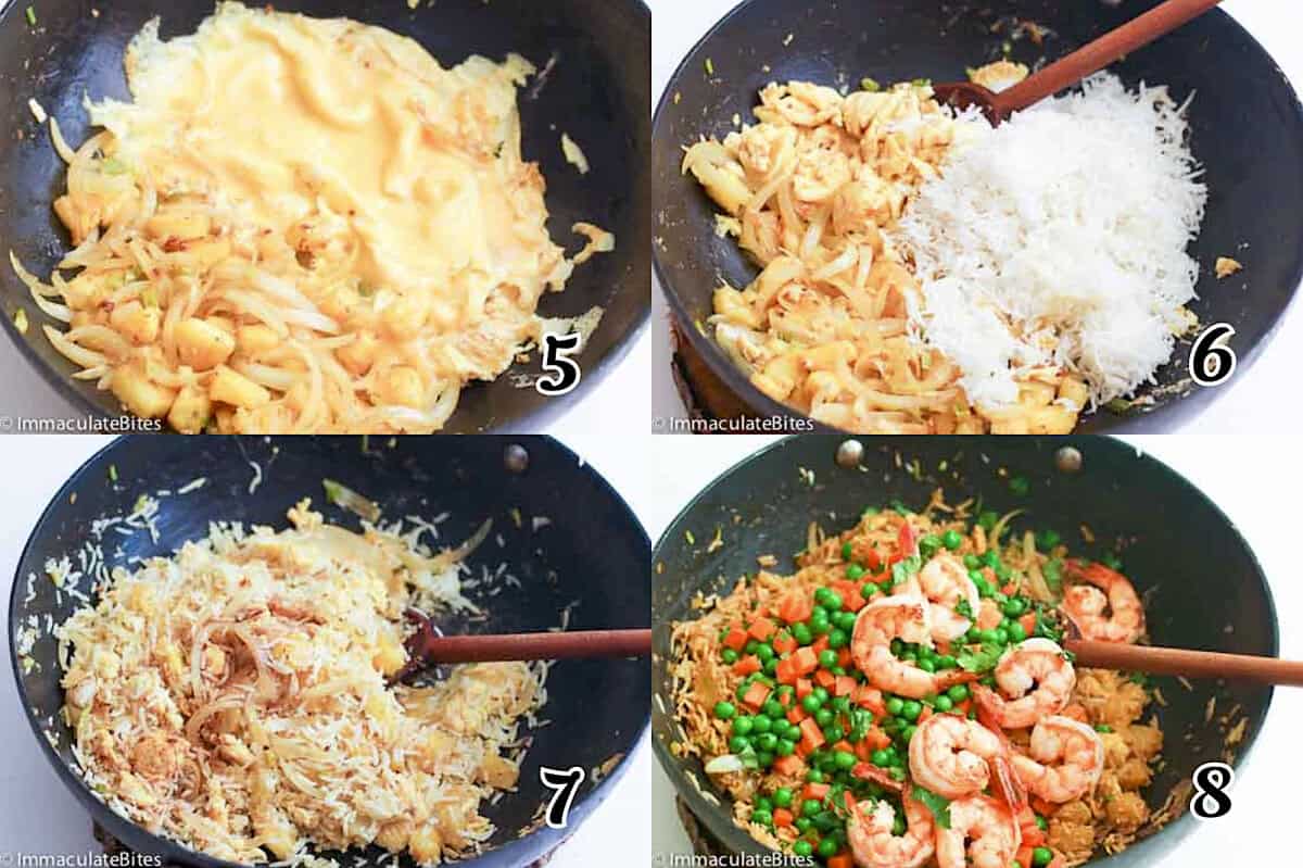 Cook egg, add rice, and assemble for pure soul-satisfying goodness
