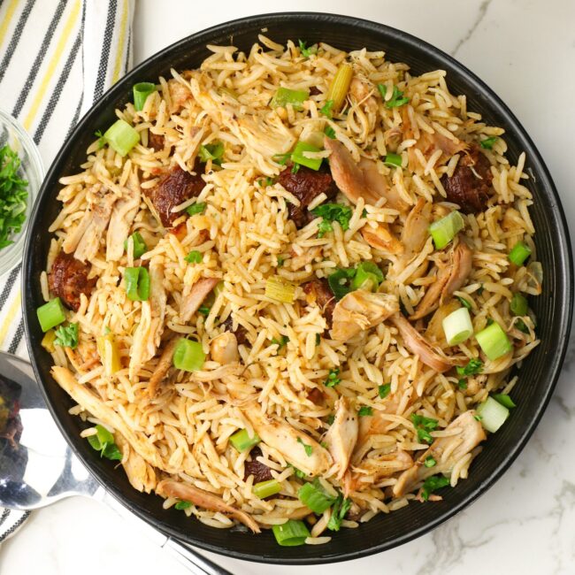 Serving up pure comfort food in a bowl with chicken bog