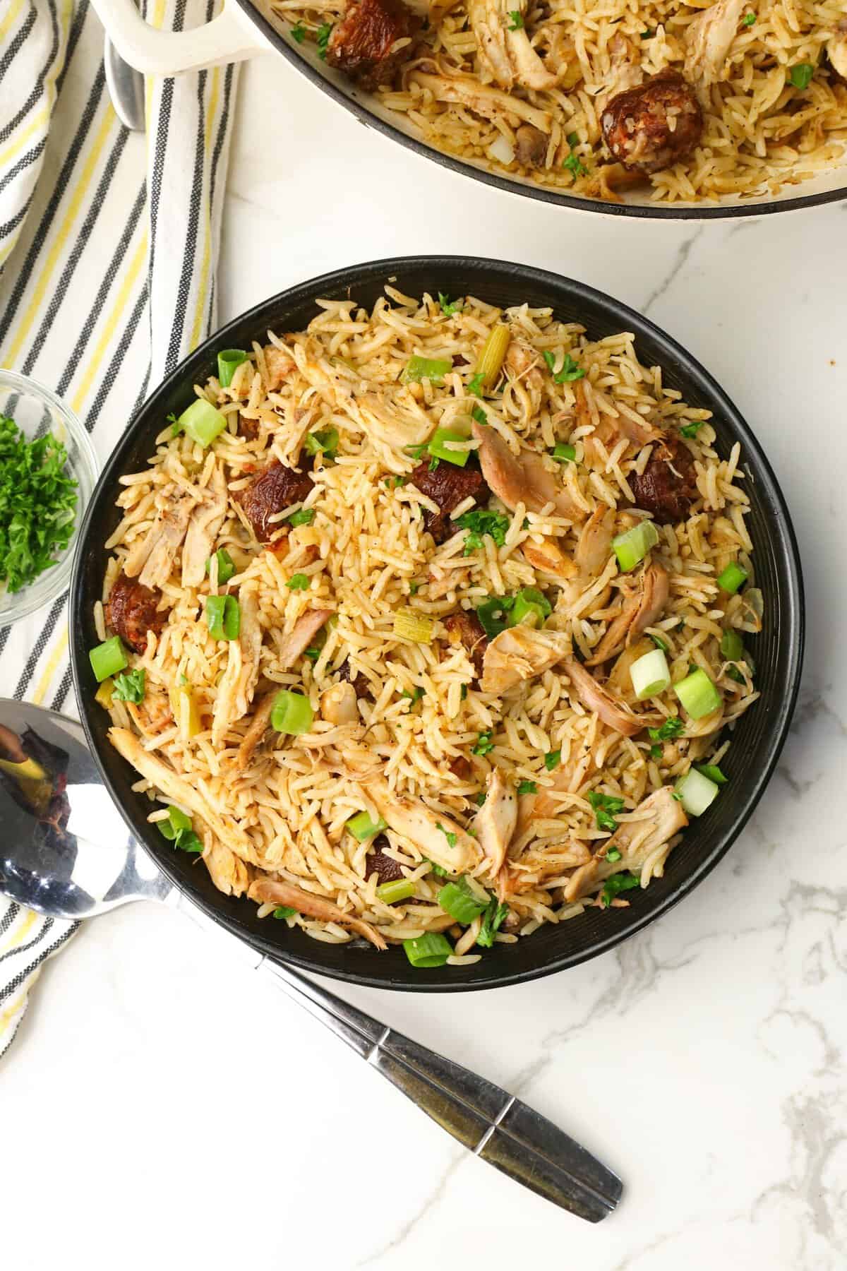 Serving up pure comfort food in a bowl with chicken bog