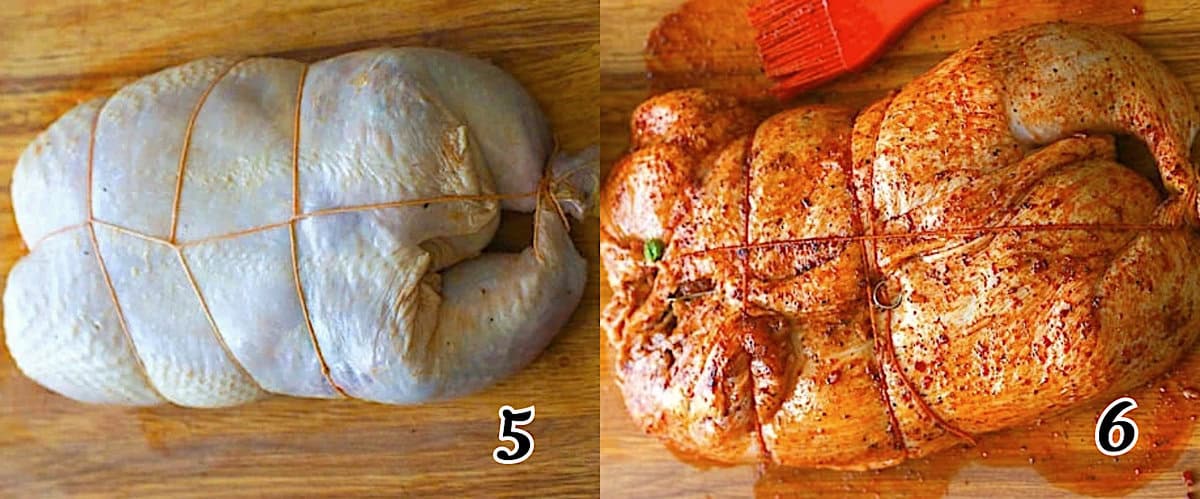 Tie, season, and bake