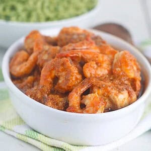 Serving up Liberian chicken gravy with shrimp for an African comfort food