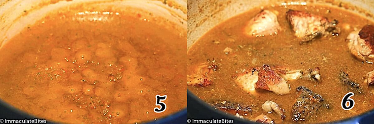 Simmer and serve