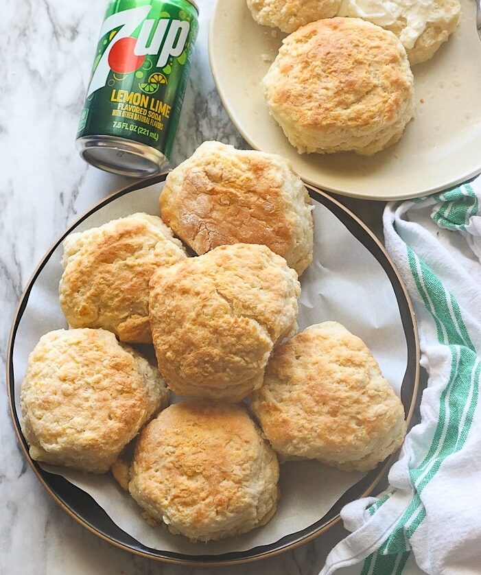 Serving up a freshly baked platter of 7UP biscuits