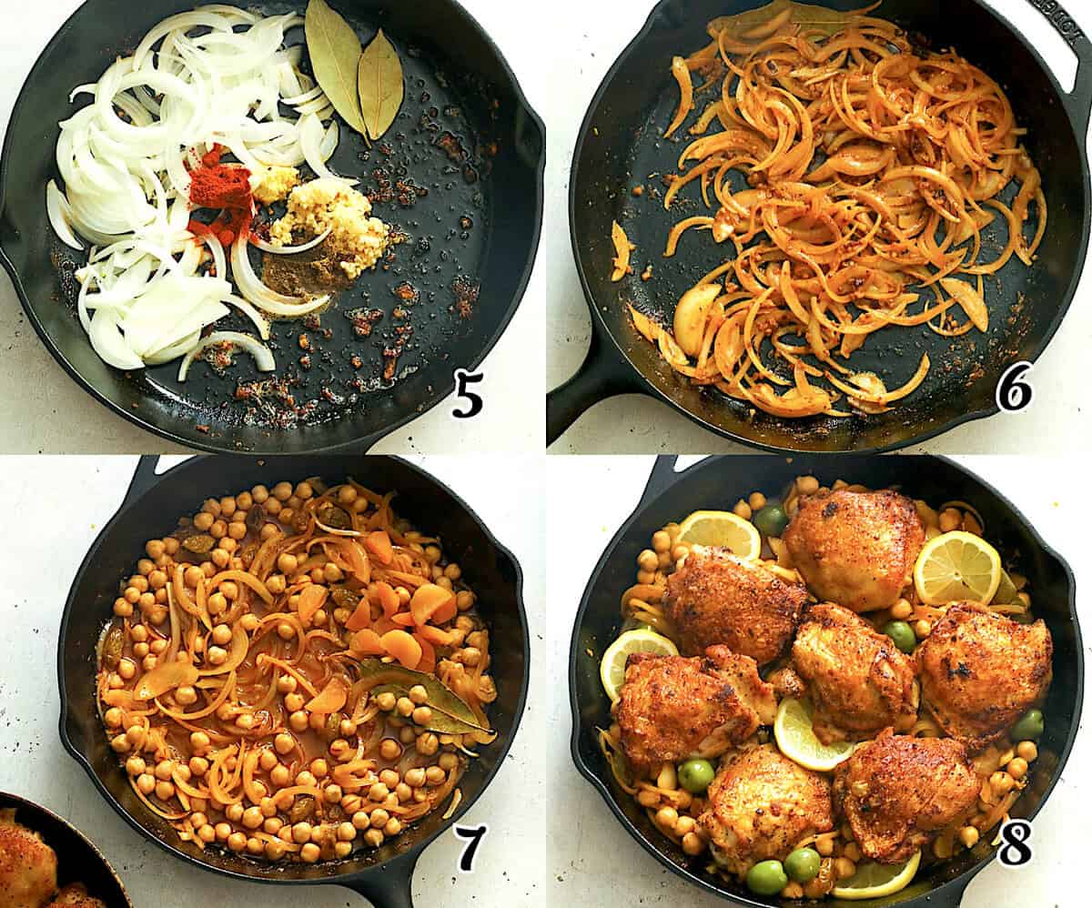 Stir-fry, assemble, and bake vegetables