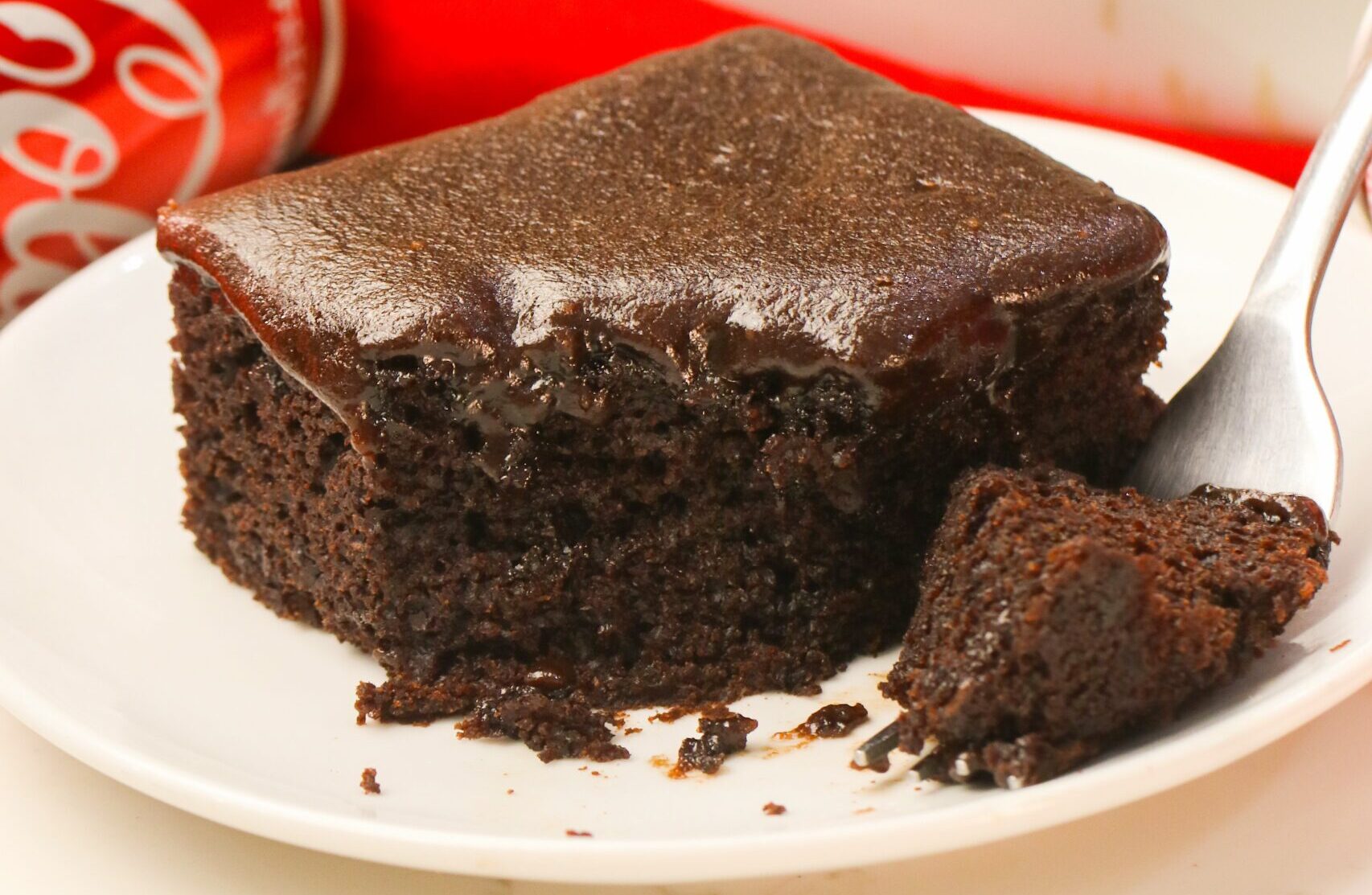 Diving into a decadent Coca-Cola cake for pure soul-satisfying goodness