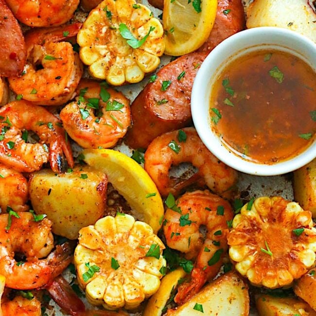Super easy and satisfying Cajun shrimp boil for a stress-free family gathering