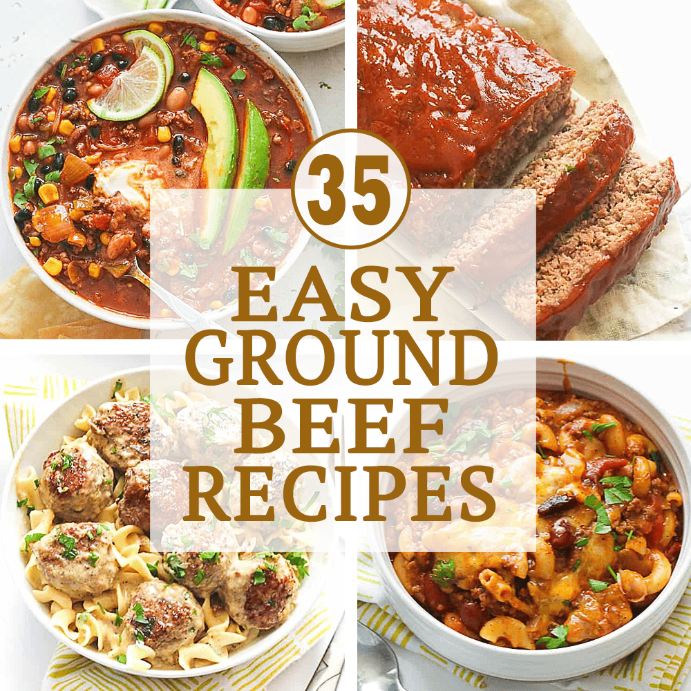Easy Ground Beef Recipes to simplify your life.