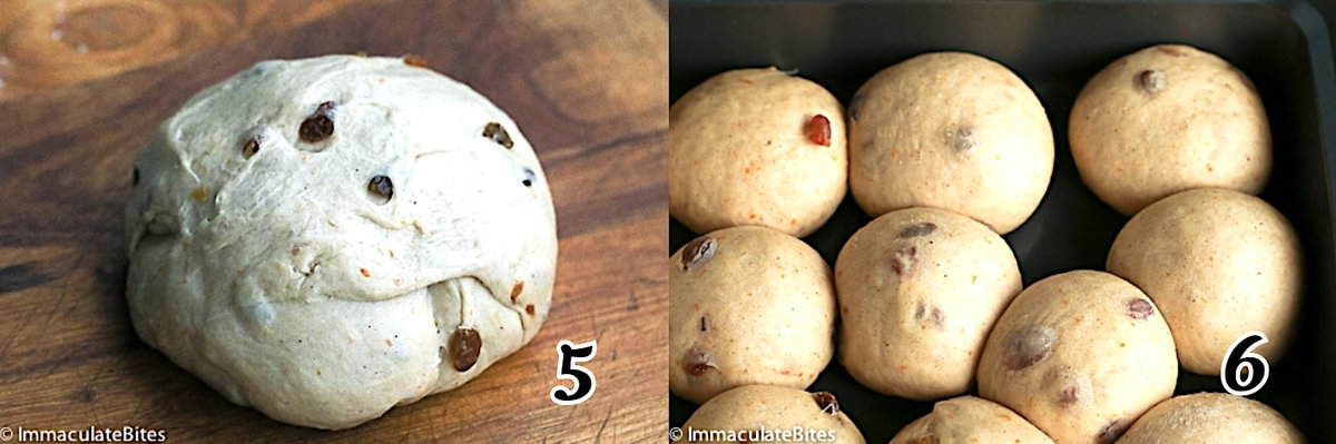 Let it rise, then divide it into rolls