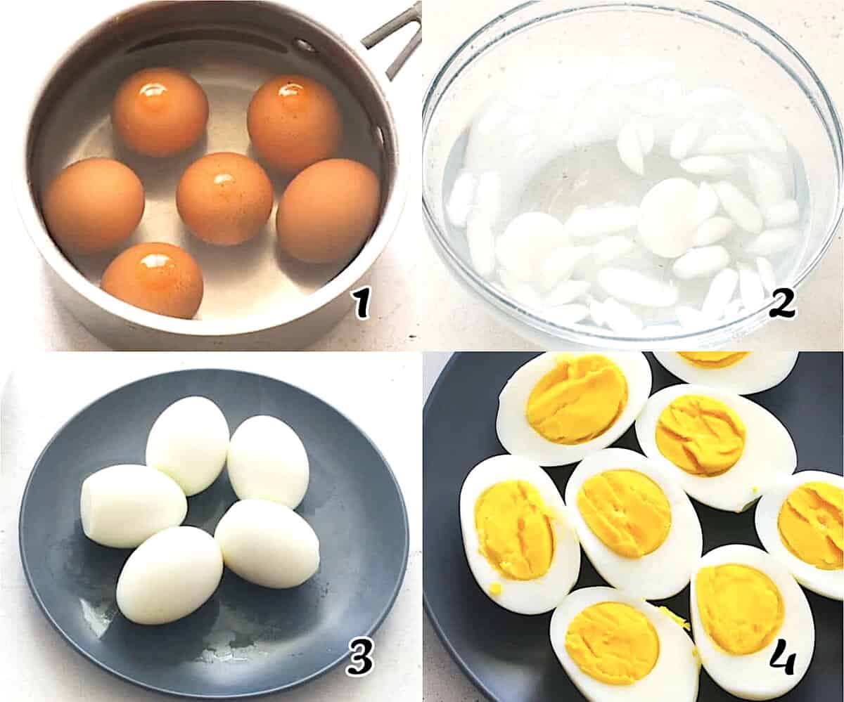 Heat water, have an ice water bath ready, peel, and enjoy