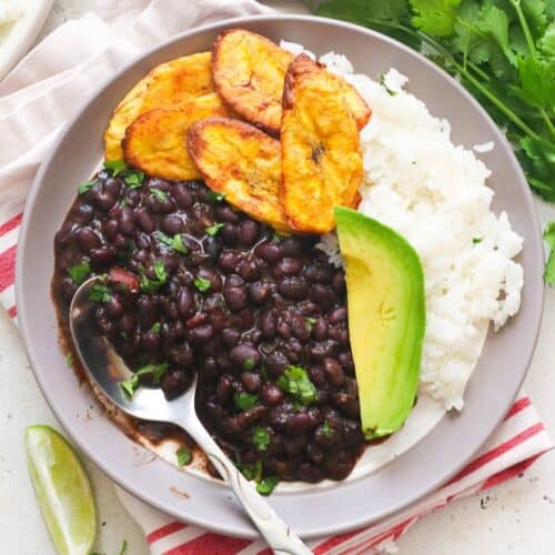 Enjoying Instant Pot black beans in a flash