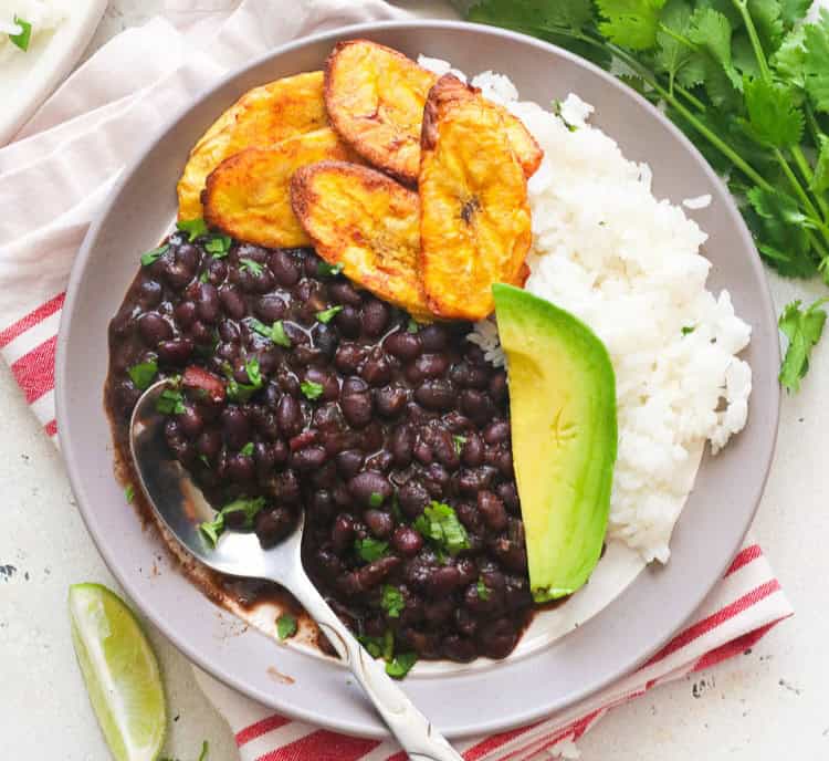 Enjoying Instant Pot black beans in a flash