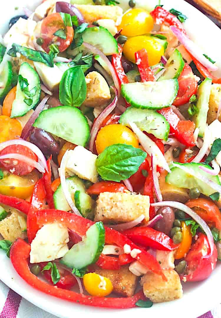Gorgeous color and fresh vegetables for a healthy alternative