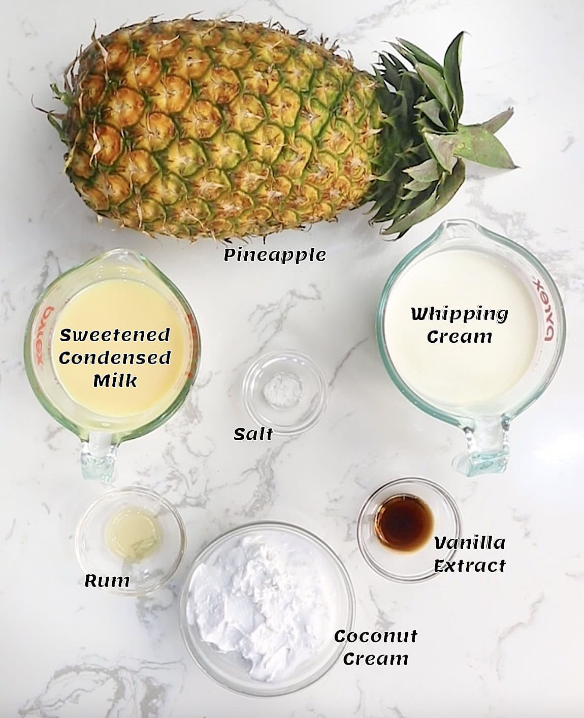 The ingredient list