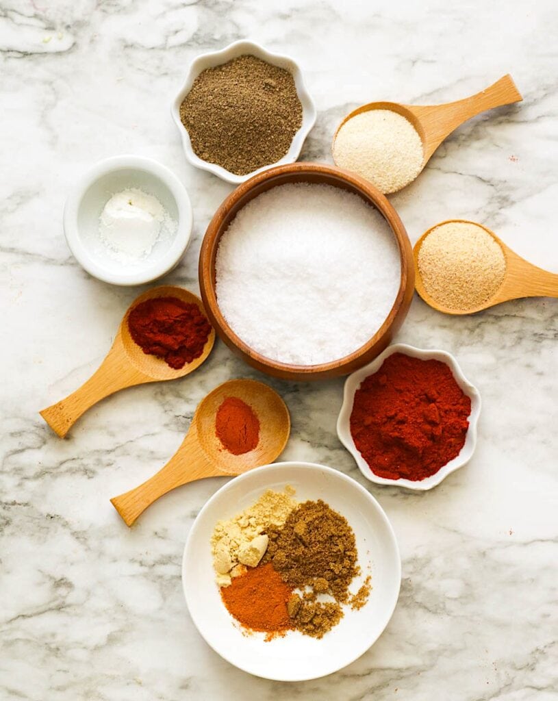 The ingredient list.