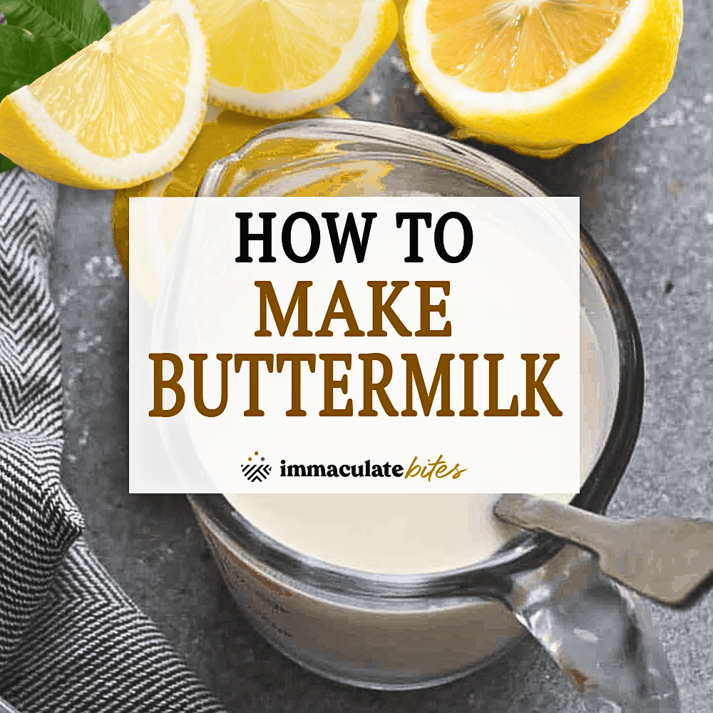 A quick and easy way to make buttermilk.
