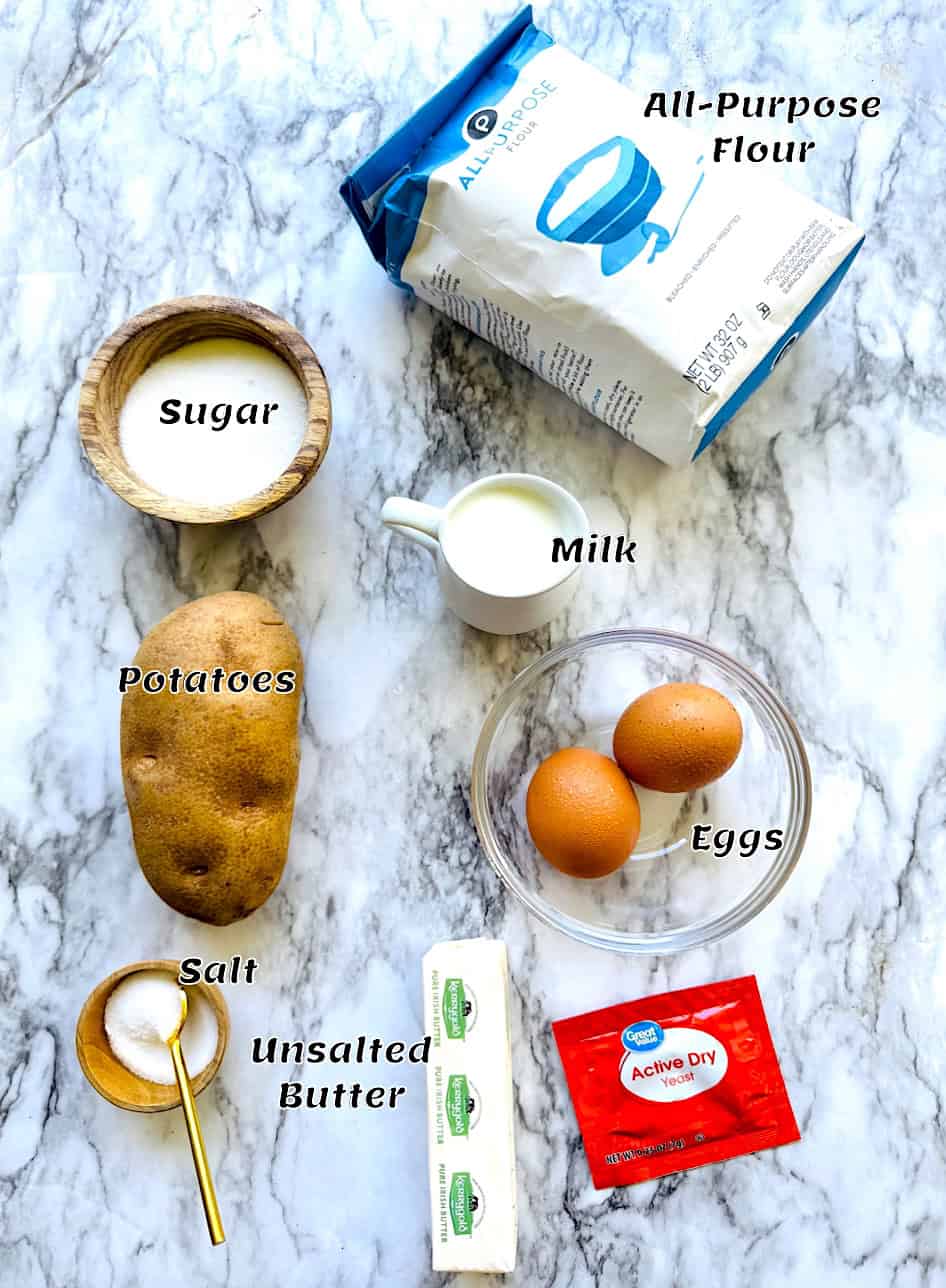 Ingredient list.