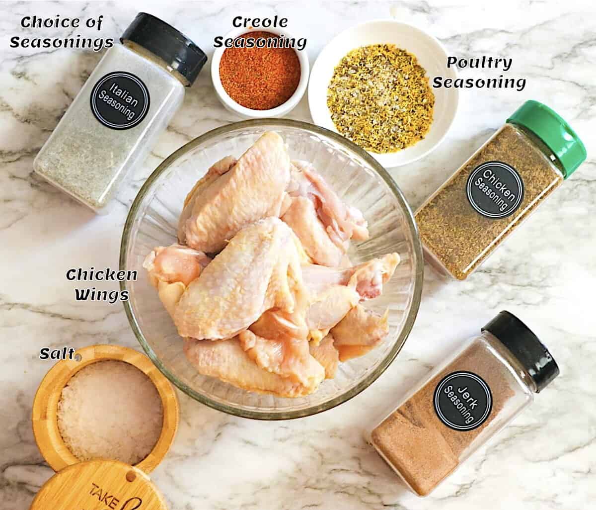 The ingredient list.