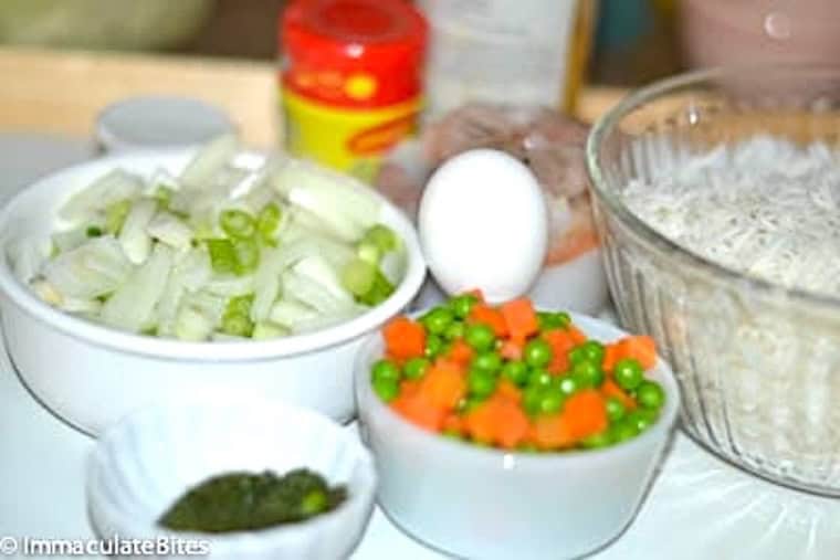 The ingredient list.