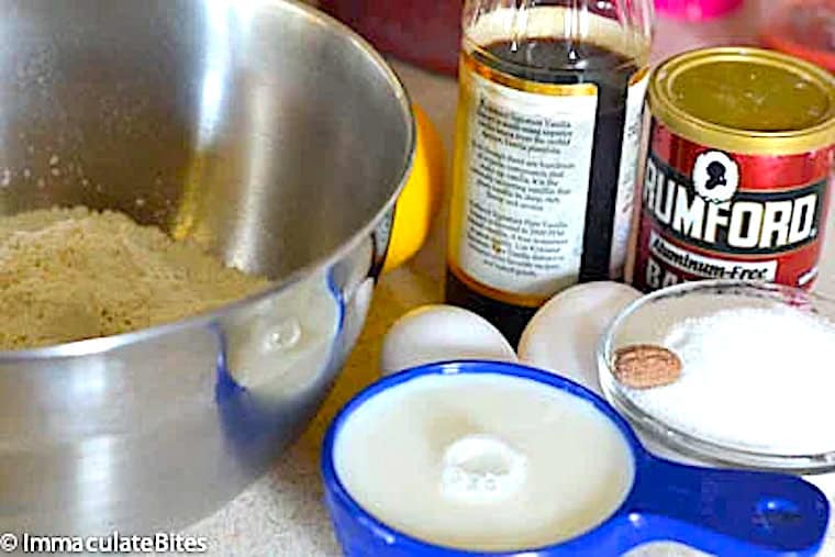 The ingredient list.