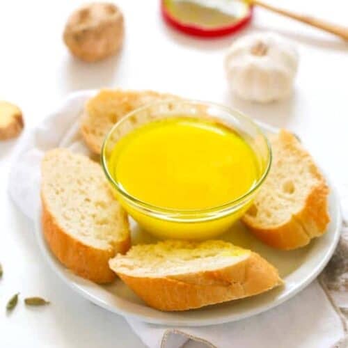 Delicious ghee ready to spread on toast or ramp up your ordinary rice.