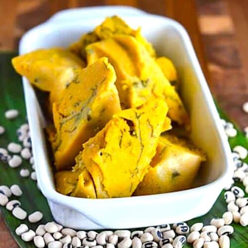 Serving up delicious and healthy koki beans.