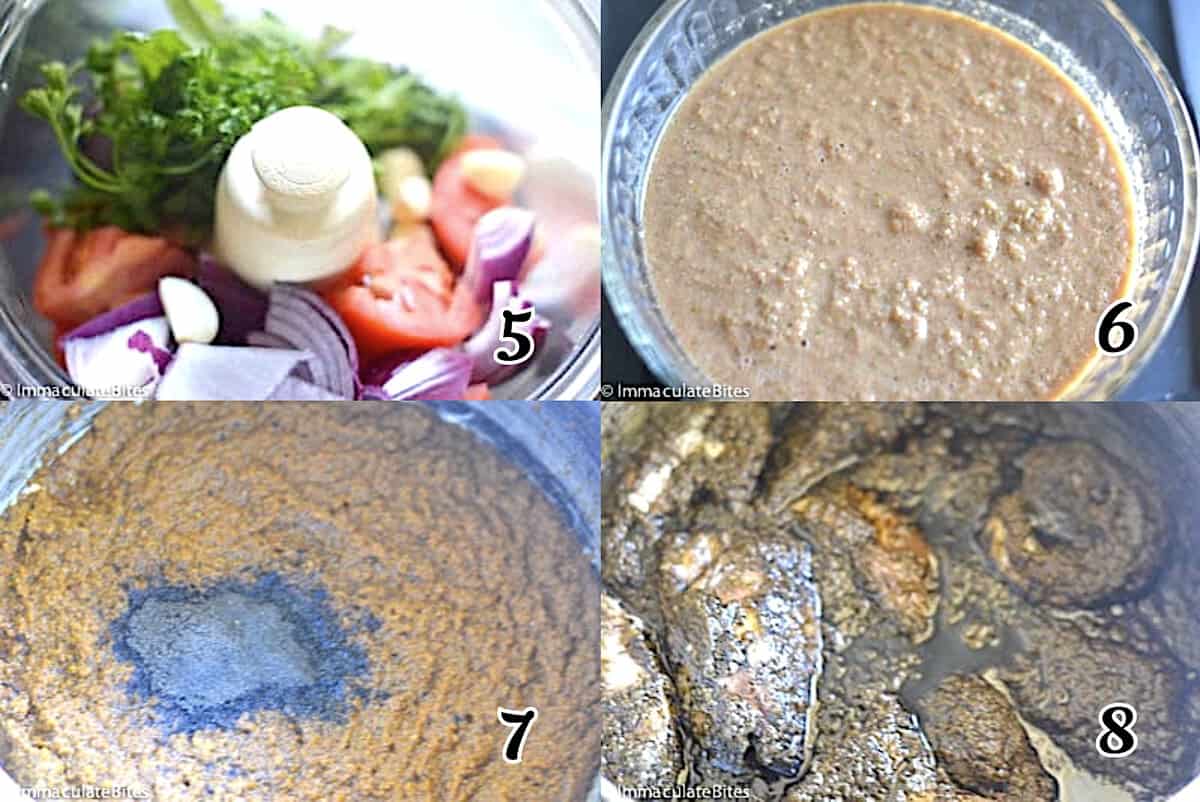 Chop the veggies, simmer, add the spices, then add the fish.