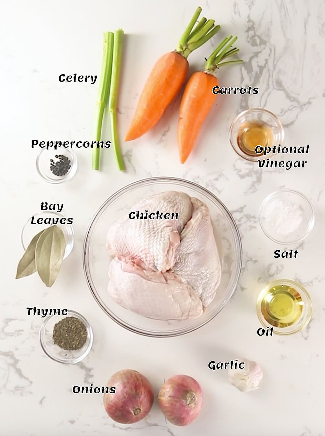 The ingredient list.