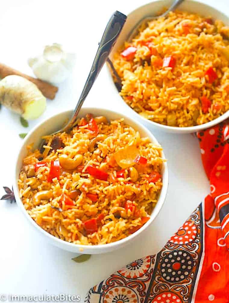 East African pilau is a traditional pilaf for easy comfort food.