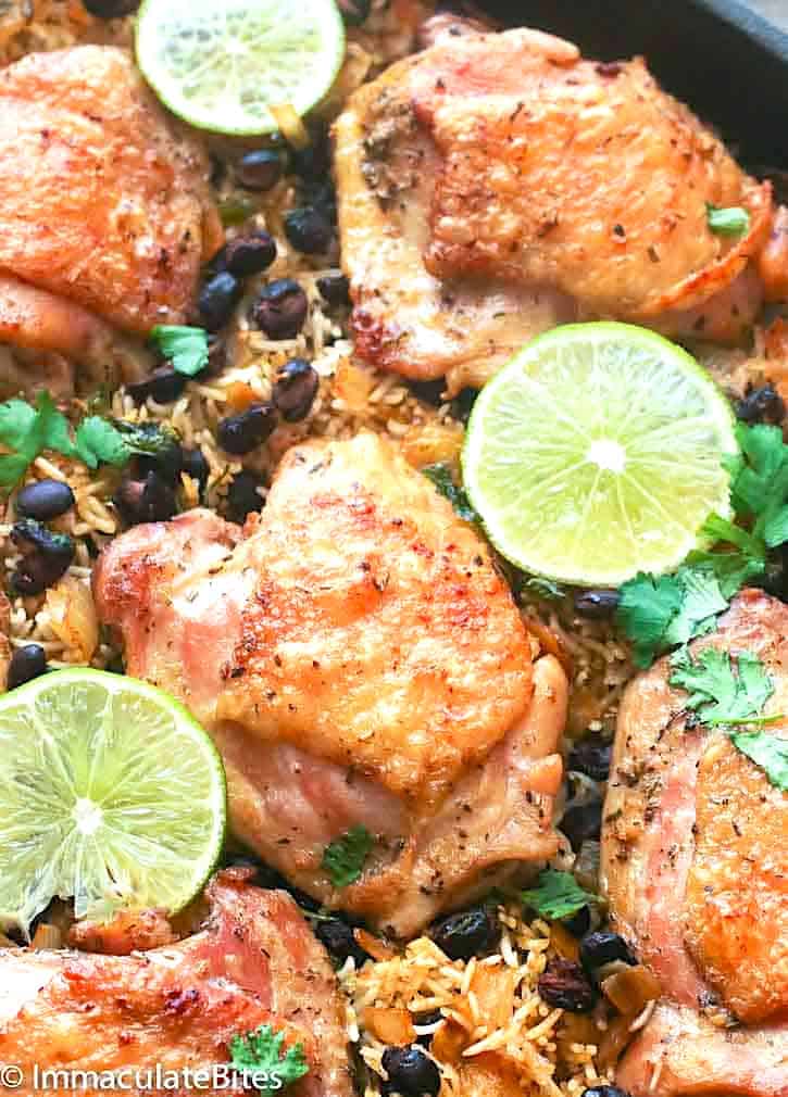 One-pot chicken and rice for an easy weeknight meal.