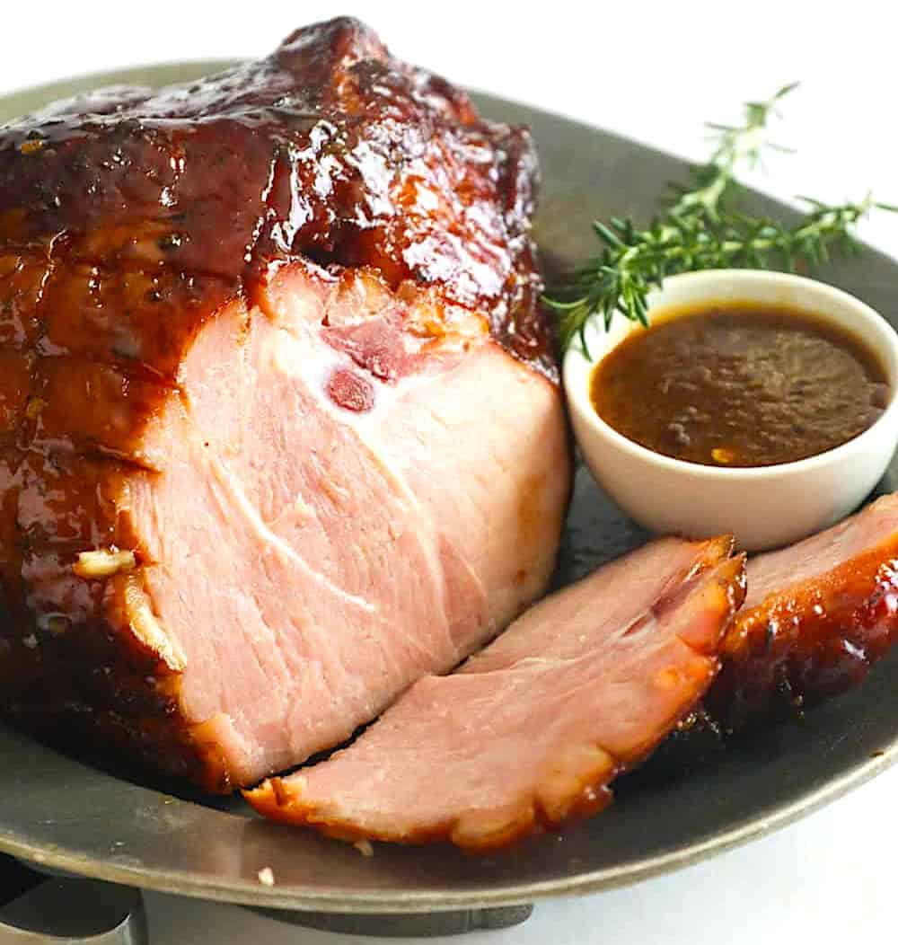 Double smoked ham makes a doubly good Easter main dish.