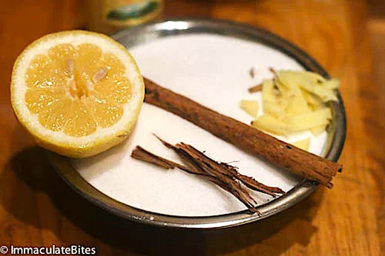 The ingredient list.