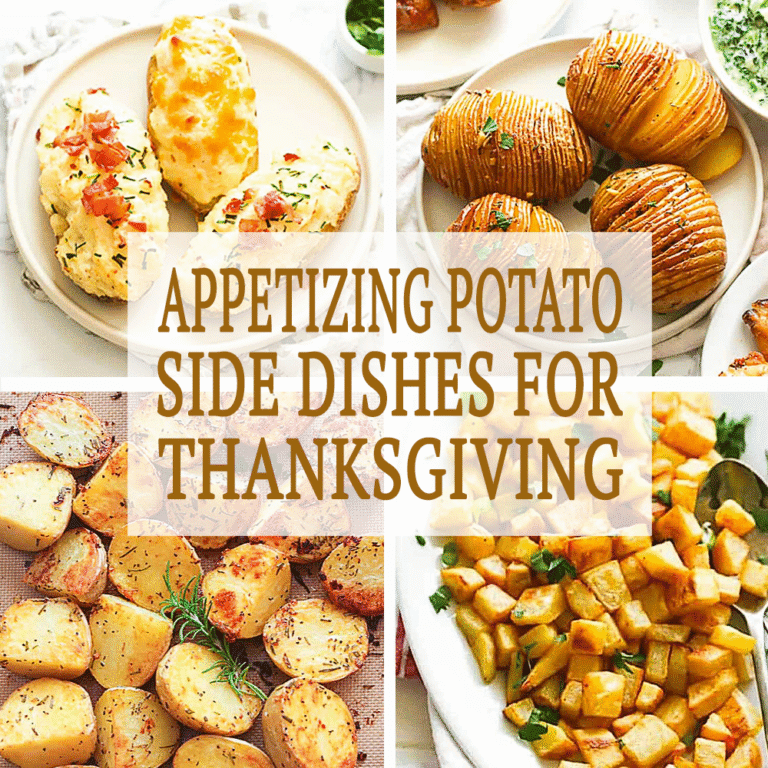 Potato side dishes perfect for Thanksgiving or any special occasion.