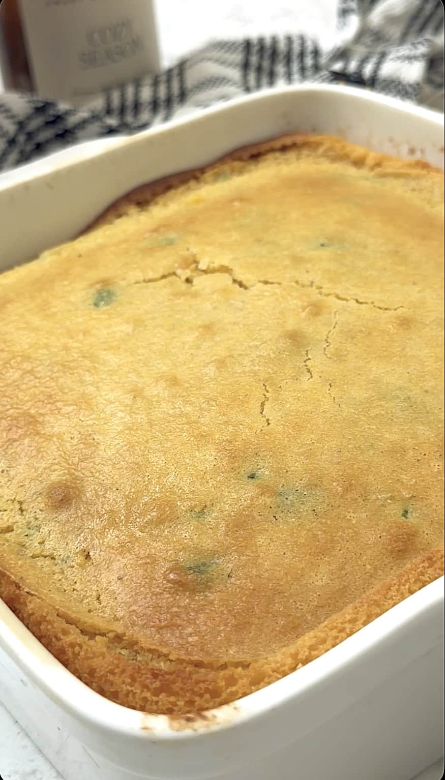 Freshly baked bread made from corn.