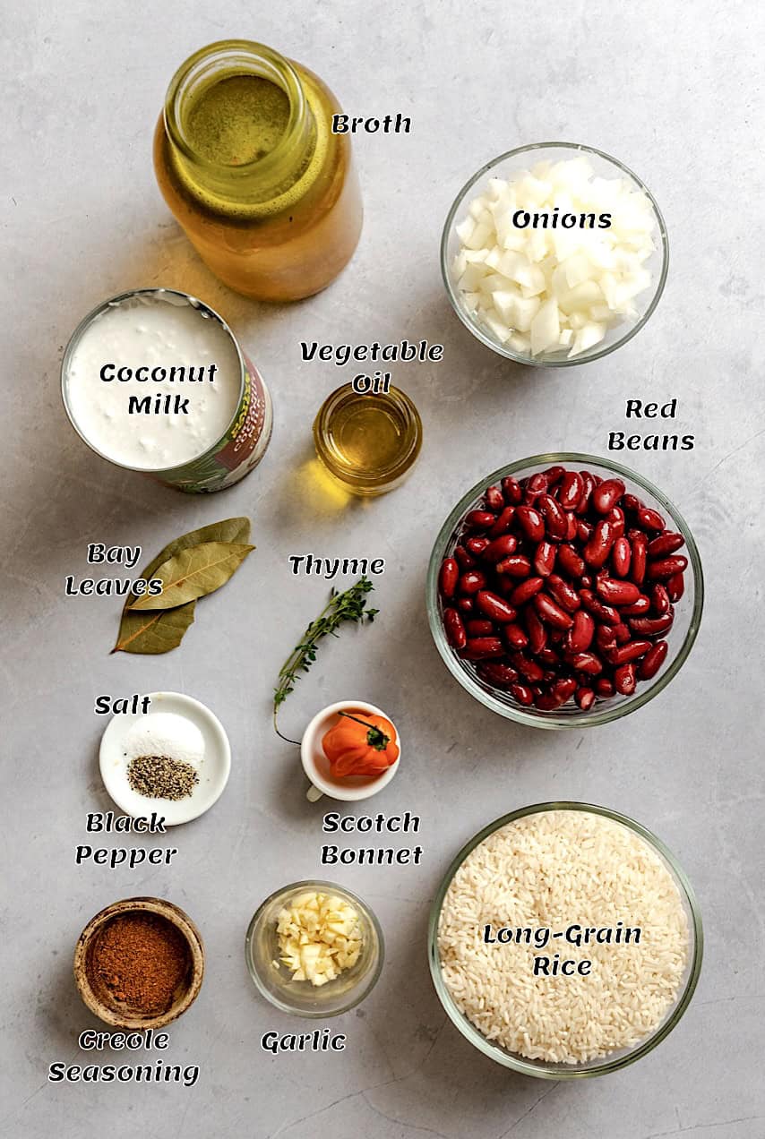 The ingredient list.